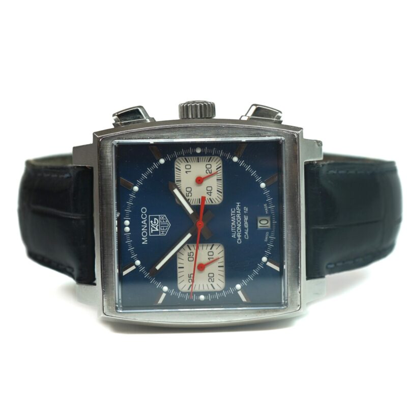 Tag Heuer Monaco Auto Calibre 12 Watch CAW2111 #64592