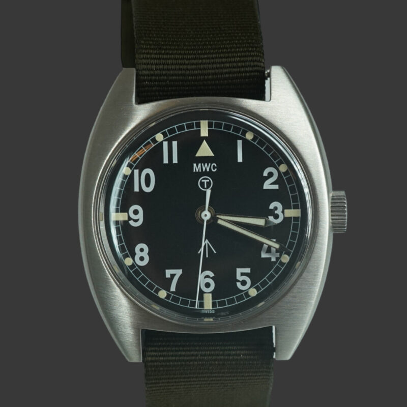 1991 MWC Military Style RAF 6BB-6645-99 523-8290 Quartz 35mm Gents Watch #65017