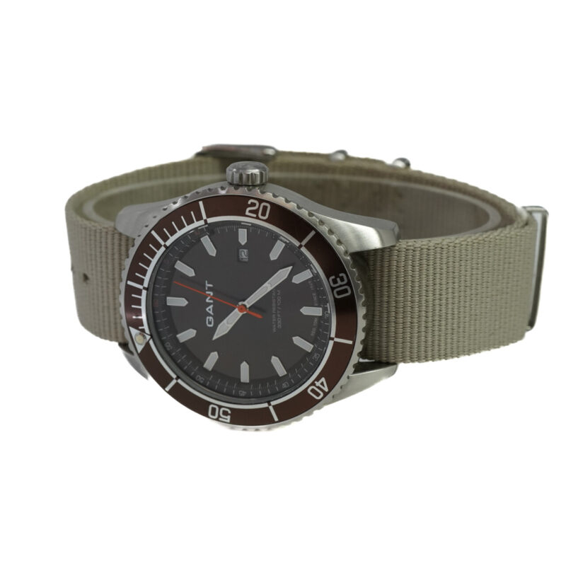 Gant Seabrook Military Brown Nylon W70633 Quartz Watch #65011