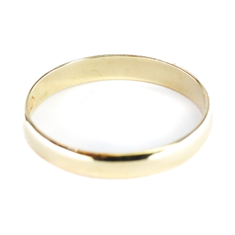 14ct Yellow Gold 3.1mm wide Ring Band Size P #65124