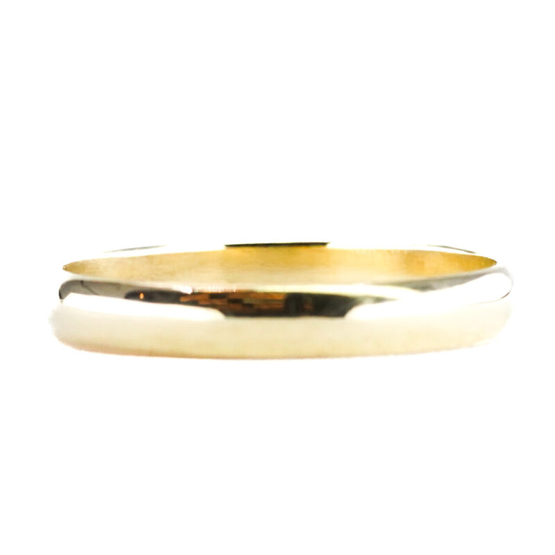 14ct Yellow Gold 3.1mm wide Ring Band Size P #65124