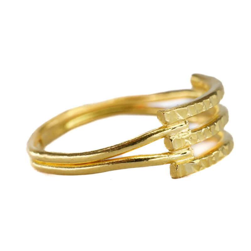 23ct Yellow Gold Ring Size O #65303