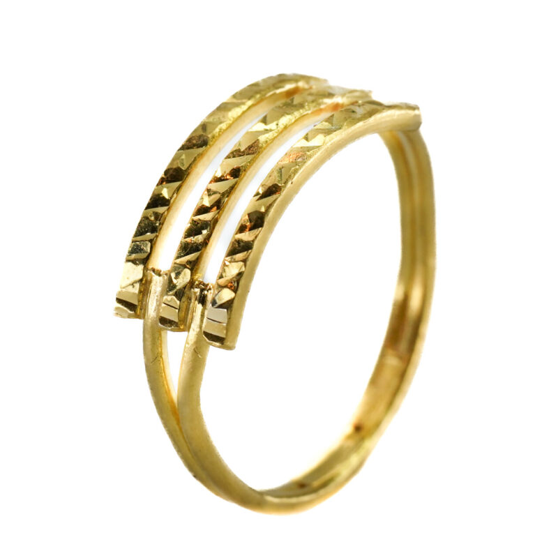 23ct Yellow Gold Ring Size O #65303