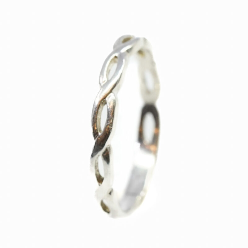 Sterling Silver Ring Size R #65094