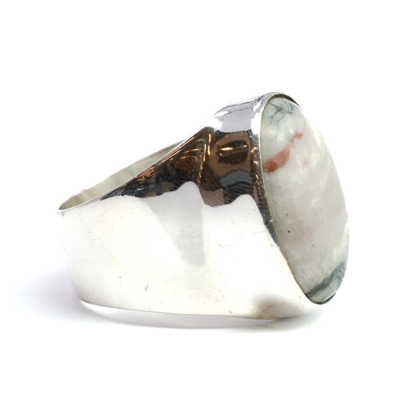 Sterling Silver Multi-Coloured Quartz Adjustable-Size Ring #64980