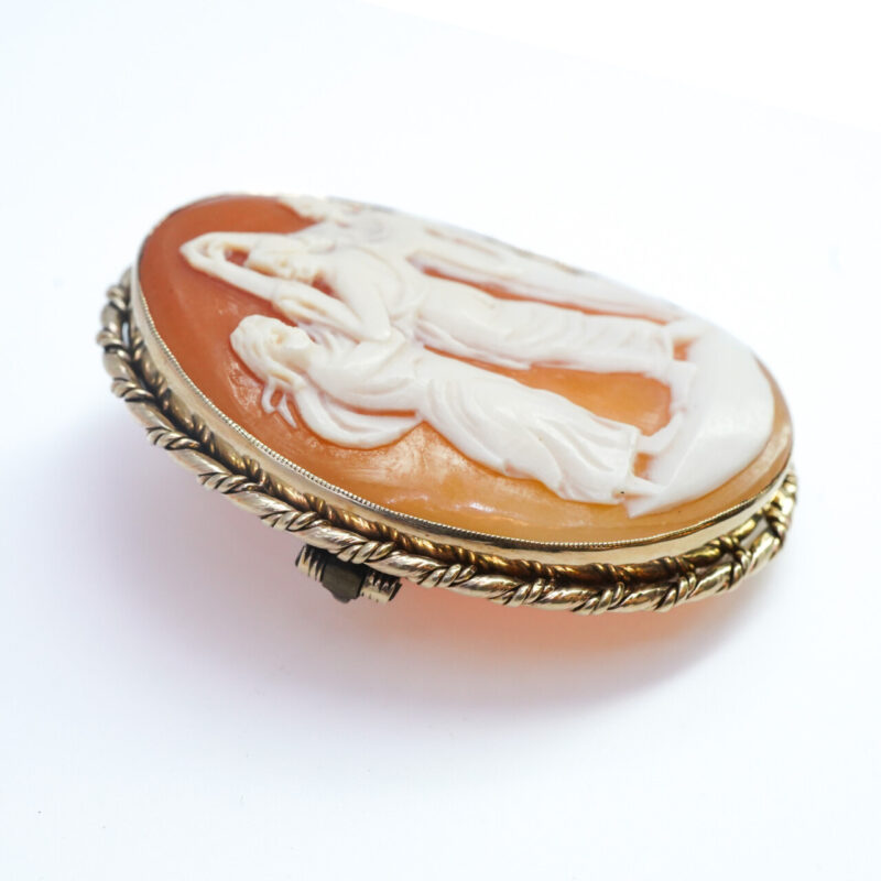 Cameo Brooch / Pendant in 9ct Yellow Gold #64373