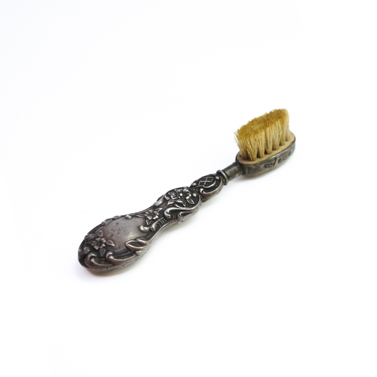 Antique Art Nouveau Sterling Silver Tooth Brush W&H C.1904 #65266 Antique Art Nouveau Sterling Silver Tooth Brush W&H C.1904 #65266