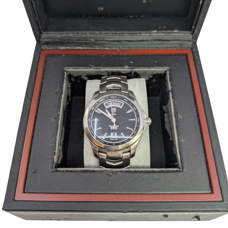 Tag Heuer WJF2010 Link Calibre 5 Automatic Watch  + Box / Card #63408