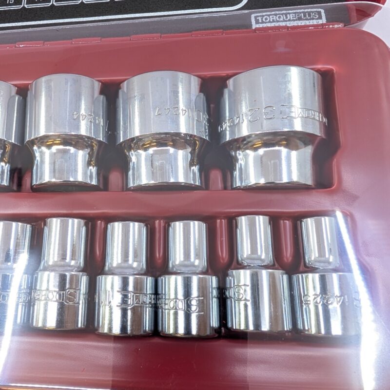 Sidchrome SCMT14214 20 Piece Metric 1/2 Drive Socket Set *NEW* #65225