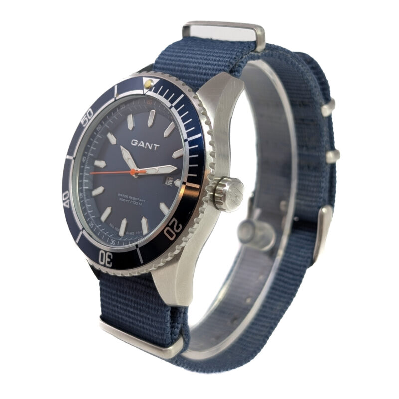 Gant Seabrook Military Blue Nylon W70632 Quartz Watch #65012