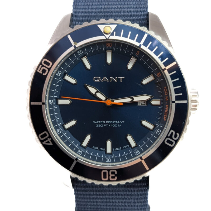 Gant Seabrook Military Blue Nylon W70632 Quartz Watch #65012