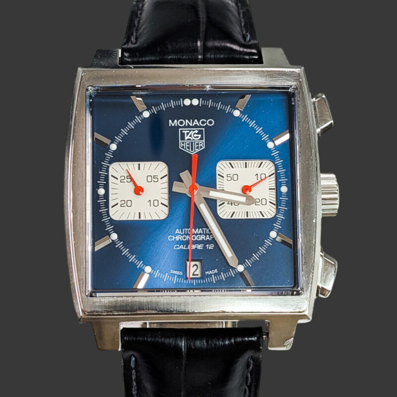 Tag Heuer Monaco Auto Calibre 12 Watch CAW2111 #64592