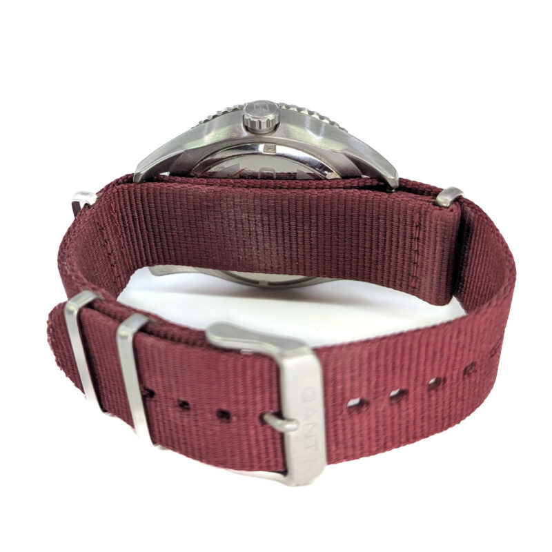 Gant Seabrook Military Red Nylon W70635 Quartz Watch #65013 - Image 9