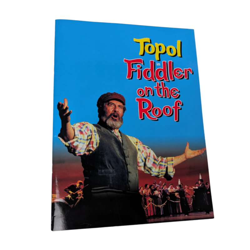 Topol in Fiddler on the Roof Memorabilia Set – T-Shirt Program Tickets & Record #62033