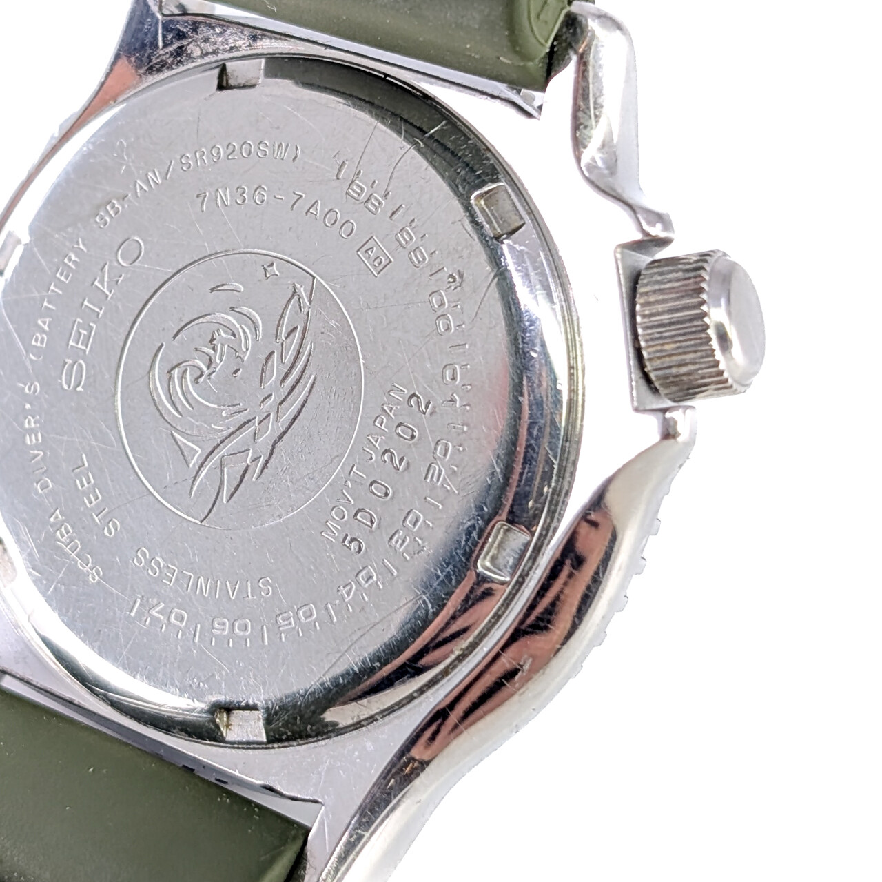 Seiko 7N36-7A00 Quartz 42mm Divers 200m Watch #65029 - Monty