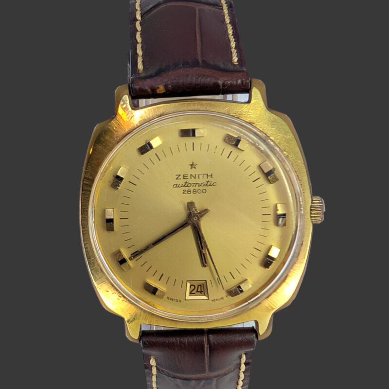 vintage ZENITH 28800 Automatic gold 38mm gents Watch #62781