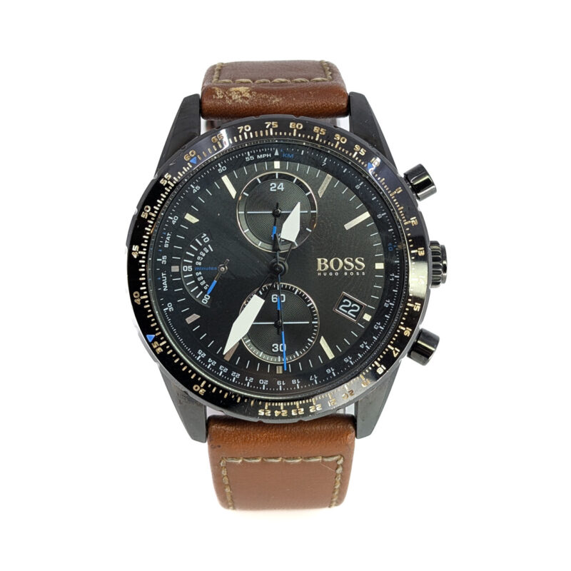 Hugo Boss Pilot Edition Chrono Gents 44mm Quartz Watch HB424.1.34.3529 #65267 - Image 4