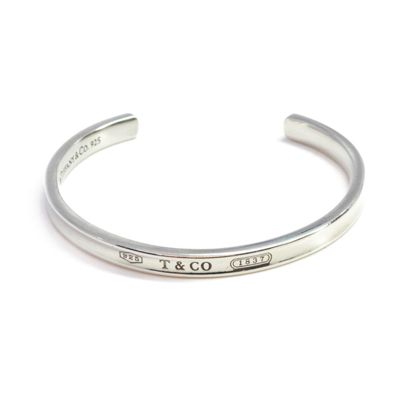 Tiffany & Co Sterling Silver Narrow Cuff Bangle Size Medium RRP$880 #65615 - Image 9