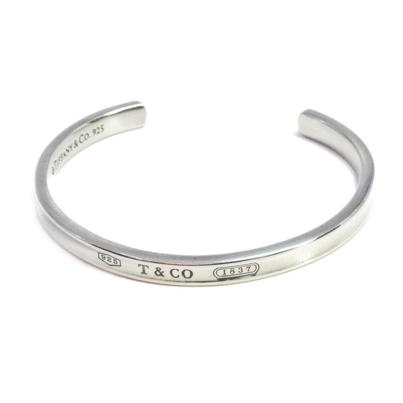 Tiffany & Co Sterling Silver Narrow Cuff Bangle Size Medium RRP$880 #65615 - Image 7