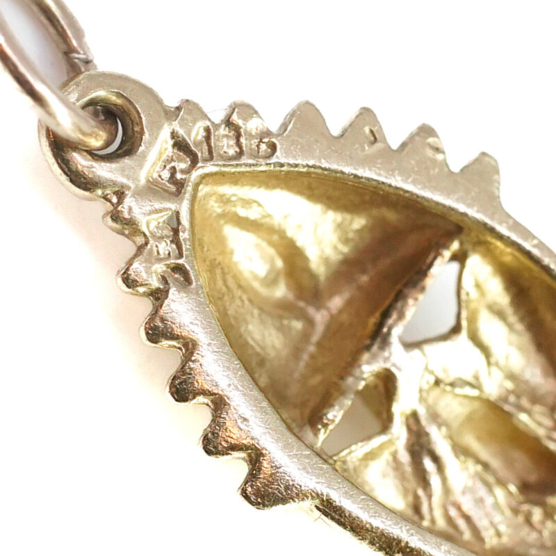 18ct Yellow Gold Tribal Mask Charm Pendant #G65320 - Image 2