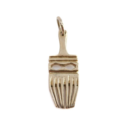 9ct Yellow Gold New Guinea Comb Charm Pendant #65320