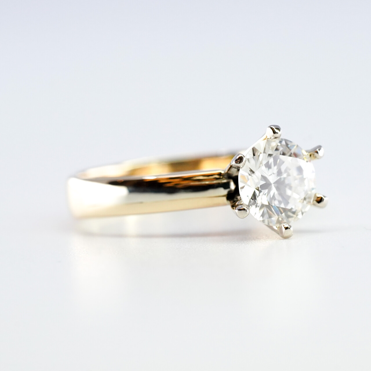 1.51ct Diamond Solitaire Engagement Ring 18ct Yellow Gold Size P1/2 Val $29500 #64961 1.51ct Diamond Solitaire Engagement Ring 18ct Yellow Gold Size P1/2 Val $29500 #64961 - Image 7