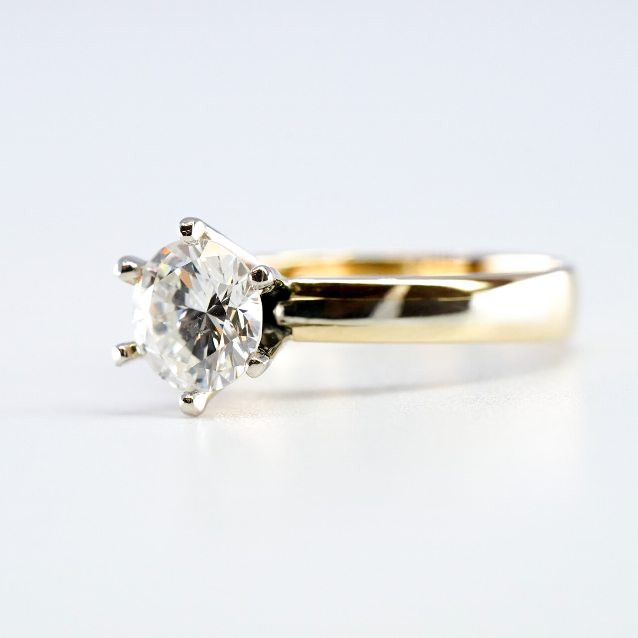 1.51ct Diamond Solitaire Engagement Ring 18ct Yellow Gold Size P1/2 Val $29500 #64961 1.51ct Diamond Solitaire Engagement Ring 18ct Yellow Gold Size P1/2 Val $29500 #64961 - Image 6