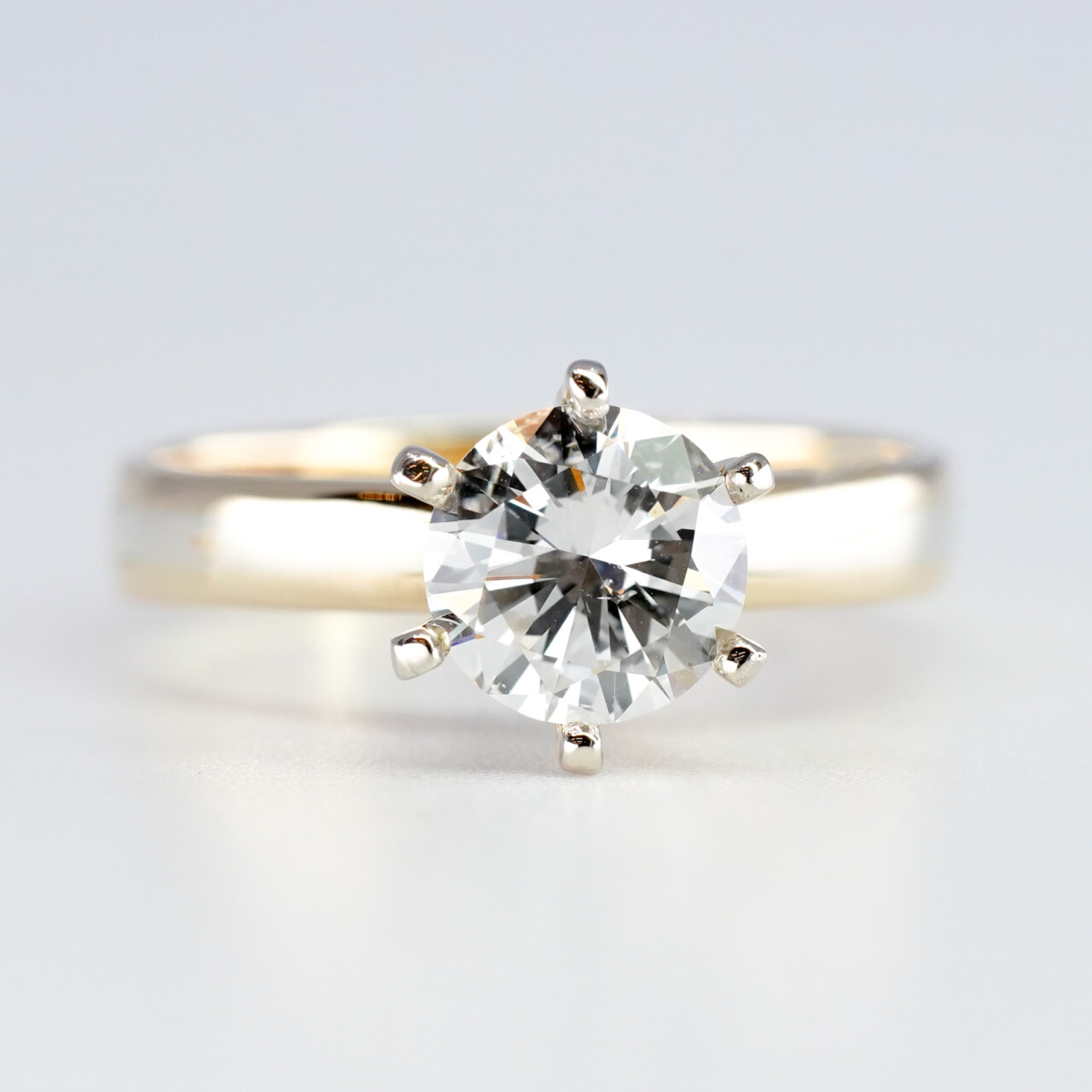 1.51ct Diamond Solitaire Engagement Ring 18ct Yellow Gold Size P1/2 Val $29500 #64961 1.51ct Diamond Solitaire Engagement Ring 18ct Yellow Gold Size P1/2 Val $29500 #64961 - Image 5