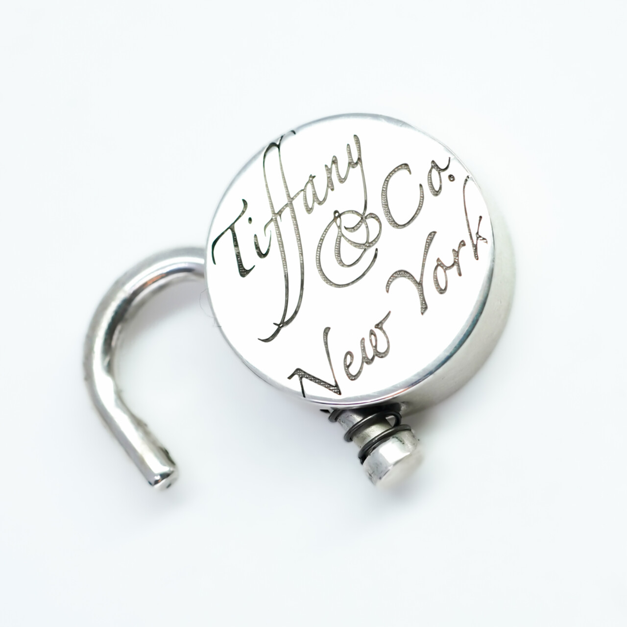 Tiffany & Co Sterling Silver New York Notes Padlock Pendant #65447 Tiffany & Co Sterling Silver New York Notes Padlock Pendant #65447 - Image 5