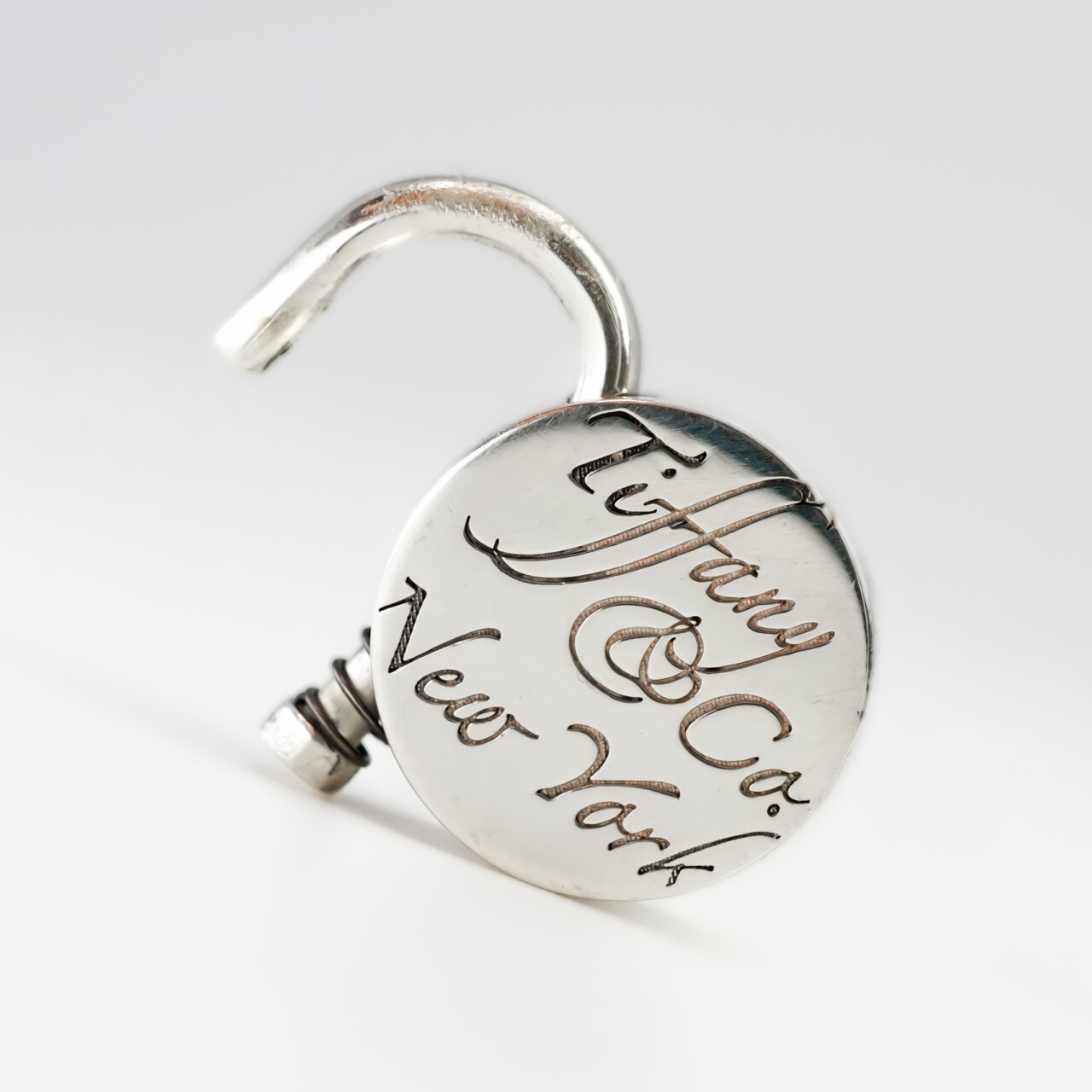 Tiffany & Co Sterling Silver New York Notes Padlock Pendant #65447 Tiffany & Co Sterling Silver New York Notes Padlock Pendant #65447 - Image 3