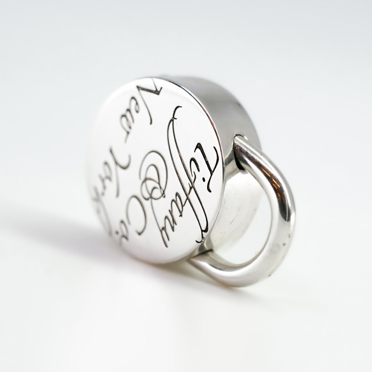 Tiffany & Co Sterling Silver New York Notes Padlock Pendant #65447 Tiffany & Co Sterling Silver New York Notes Padlock Pendant #65447 - Image 7