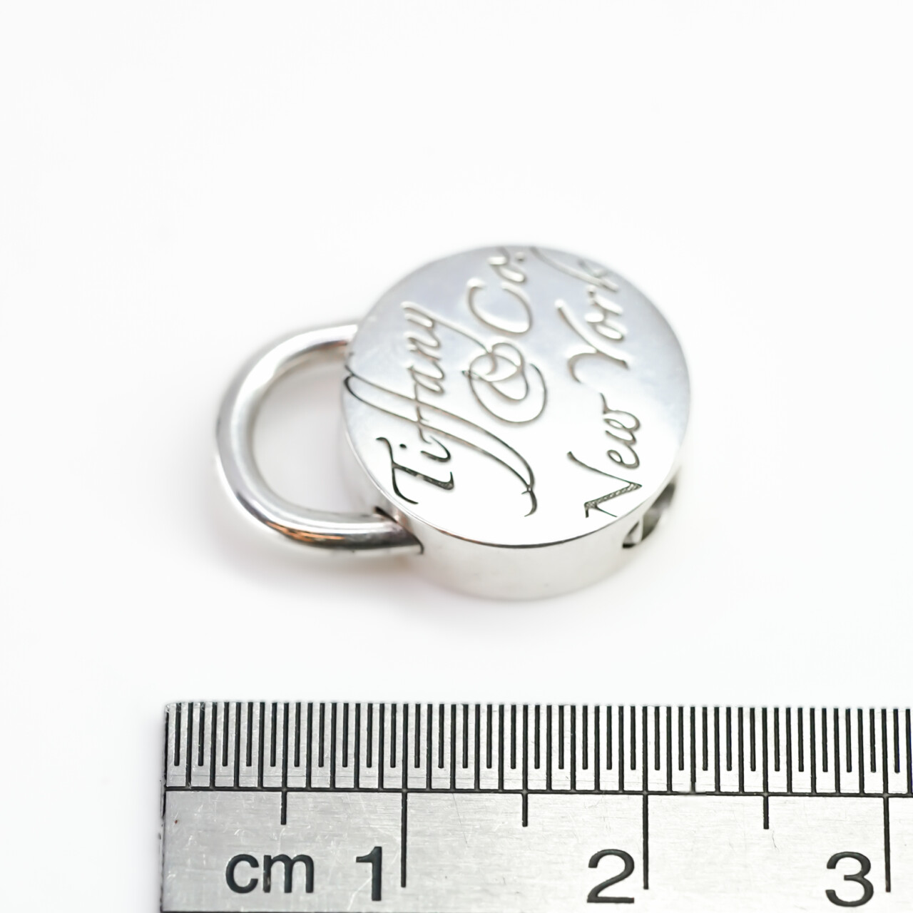 Tiffany & Co Sterling Silver New York Notes Padlock Pendant #65447 Tiffany & Co Sterling Silver New York Notes Padlock Pendant #65447 - Image 6