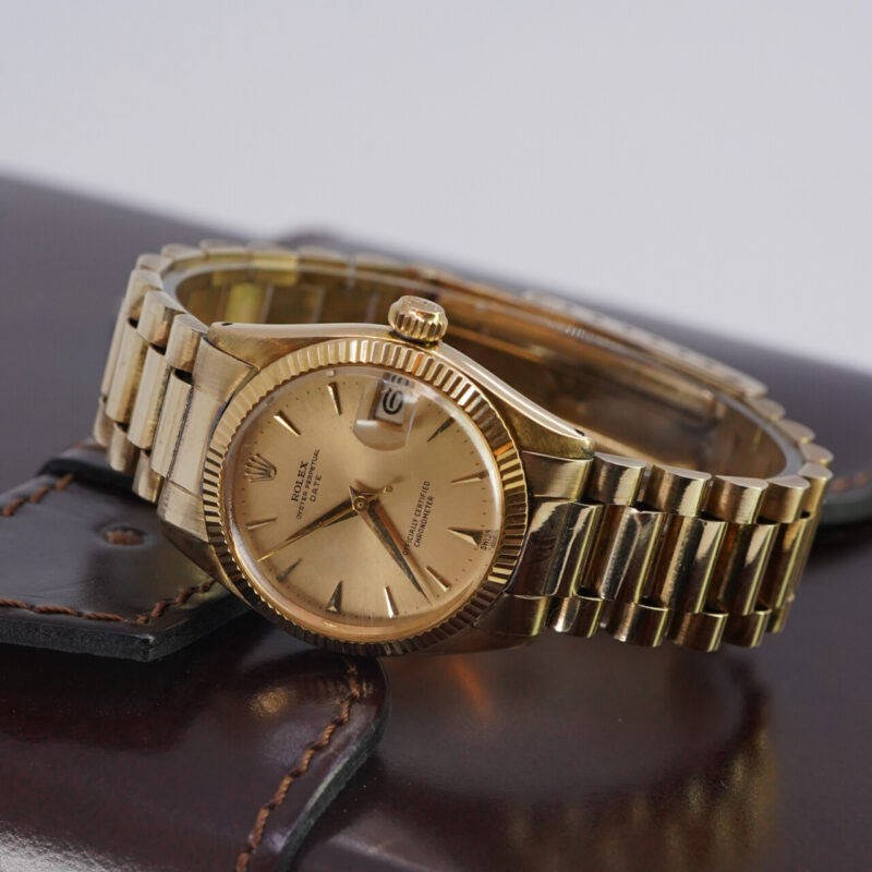 18ct Gold Vintage Rolex Oyster Perpetual Date 6627 Watch – Circa 1959 *Serviced* #65496 - Image 2