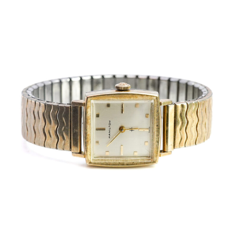 Vintage Hamilton Manual-Wind 26mm Square Gold Watch #65479 - Image 9