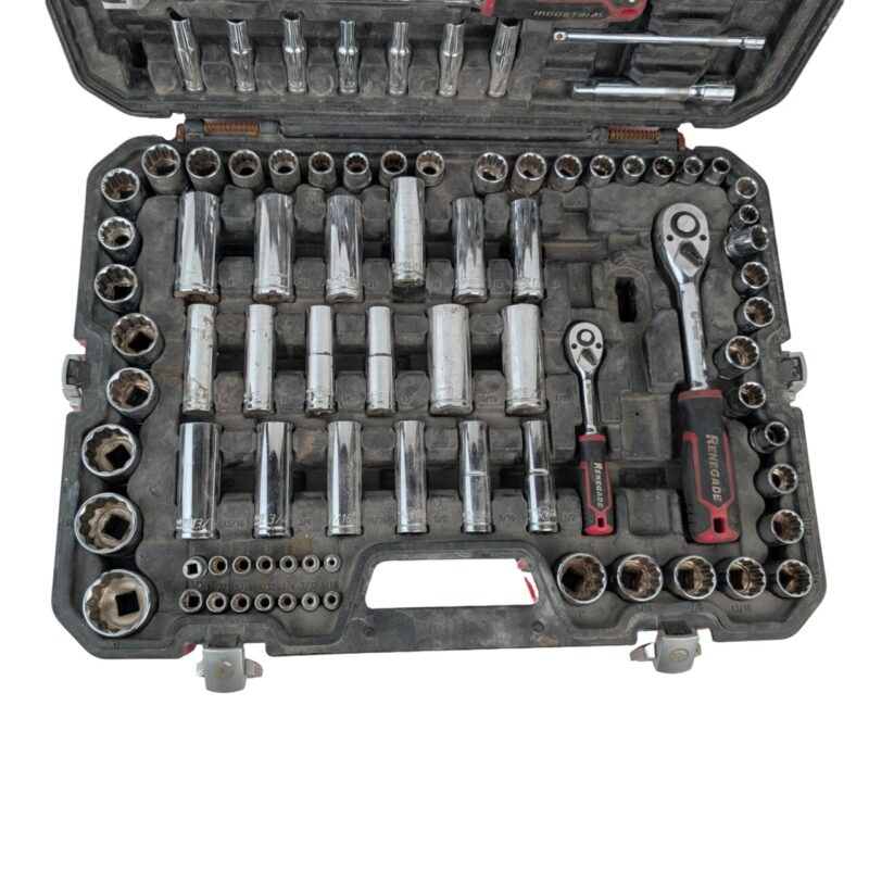 Renegade Industrial 134 Piece Portable Tool Kit - RI134BMC (With Missing Pieces) #65717 - Image 3