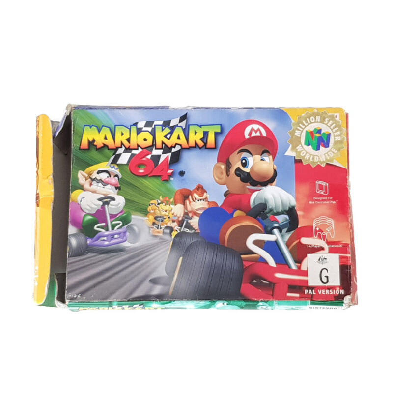 Mario Kart 64 Nintendo 64 Video Game Cartridge in Box #65909