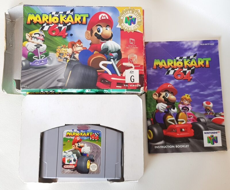 Mario Kart 64 Nintendo 64 Video Game Cartridge in Box #65909 - Image 3