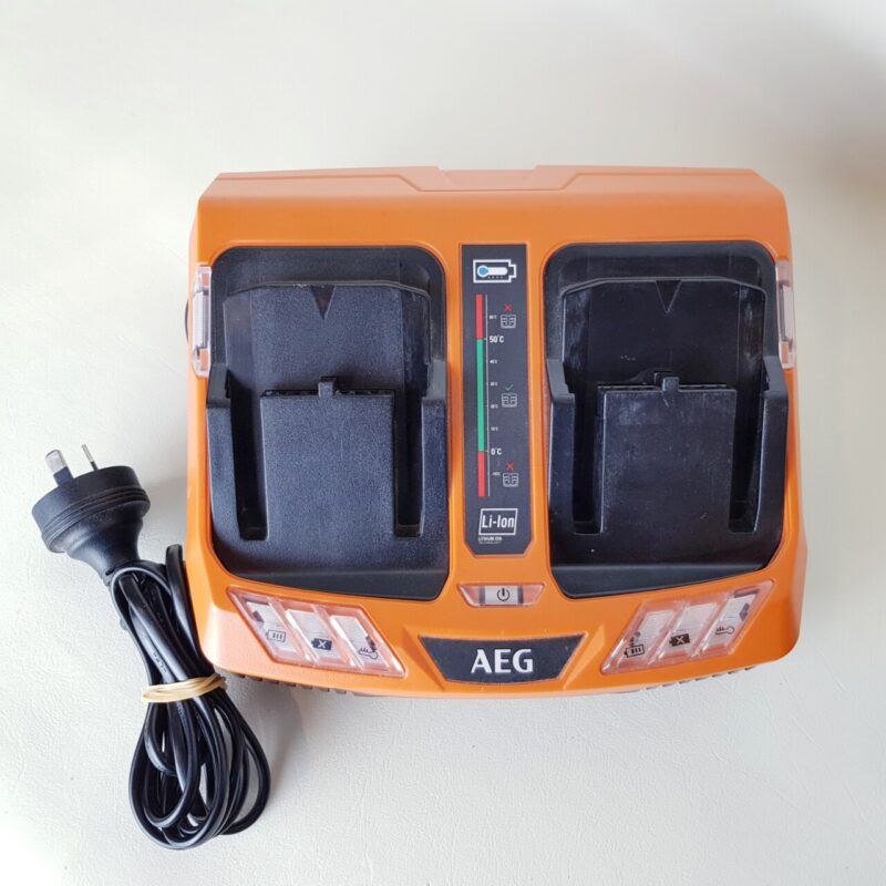 AEG 18V Sequential Dual Port Battery Charger – BL18DPS #65846