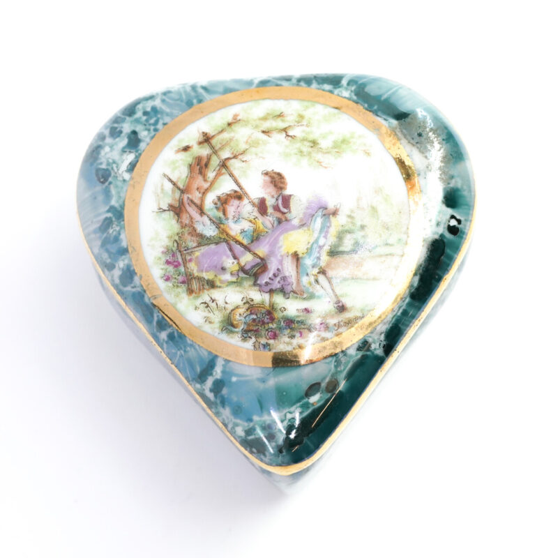 Limoges Monarch Heart-Shaped Trinket Box / Dish #65735 - Image 6