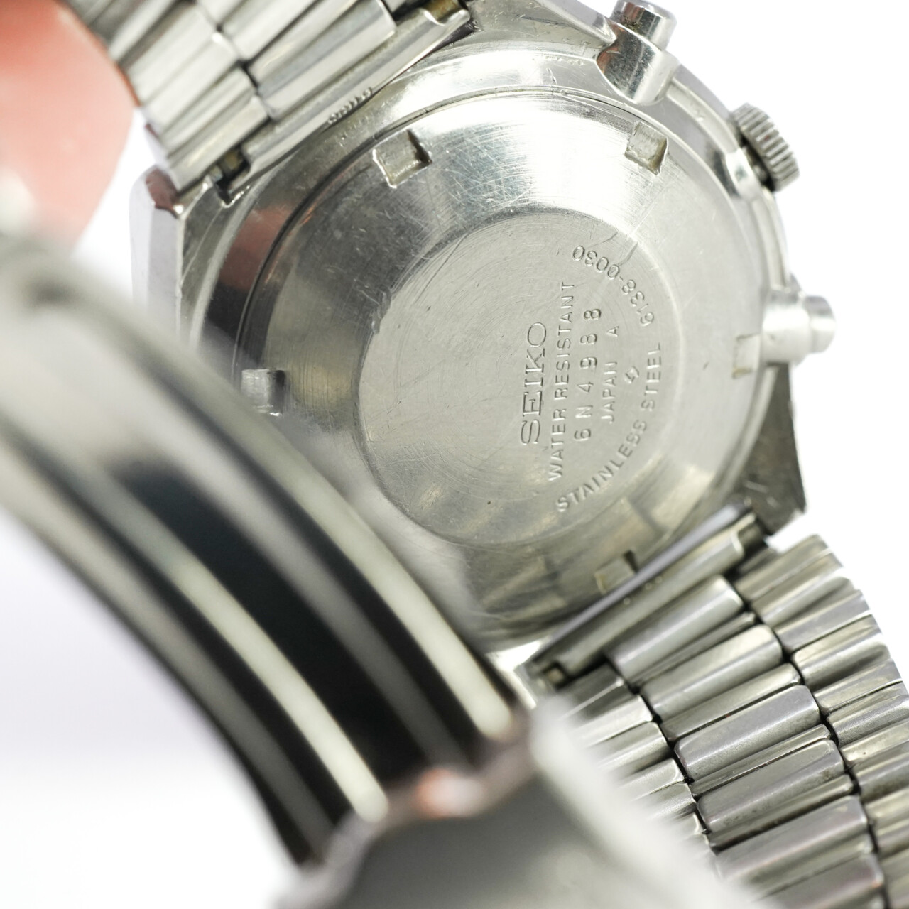 Rare Seiko Speed-Timer 6138-0030 Orange Dial 0040T Watch C/1976 *Serviced* #65466 Rare Seiko Speed-Timer 6138-0030 Orange Dial 0040T Watch C/1976 *Serviced* #65466 - Image 12