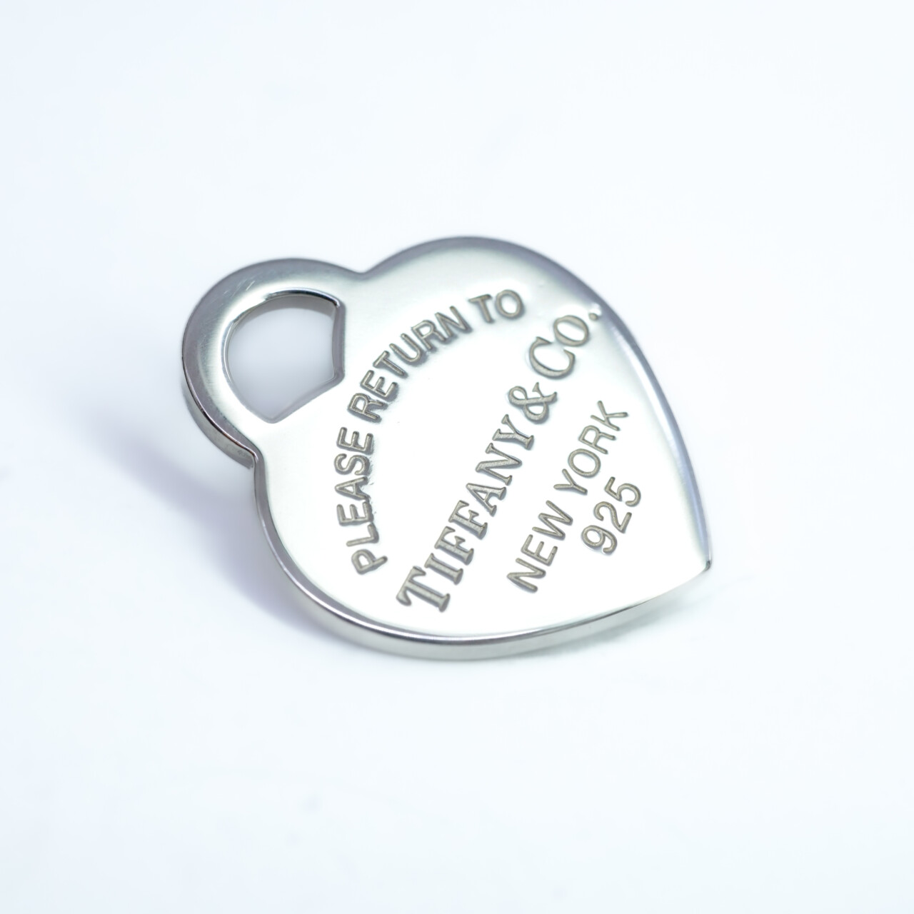 Sterling Silver Tiffany & Co Return to Tiffany Heart Pendant #60635