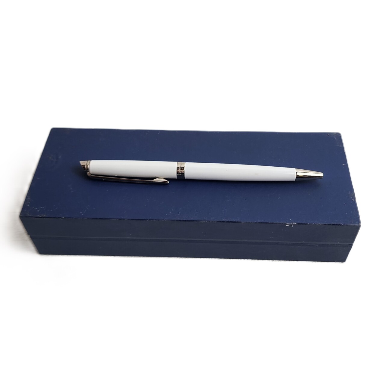 Waterman White Ballpoint Pen – Box & Booklet Included #66161 Waterman White Ballpoint Pen – Box & Booklet Included #66161 - Image 2