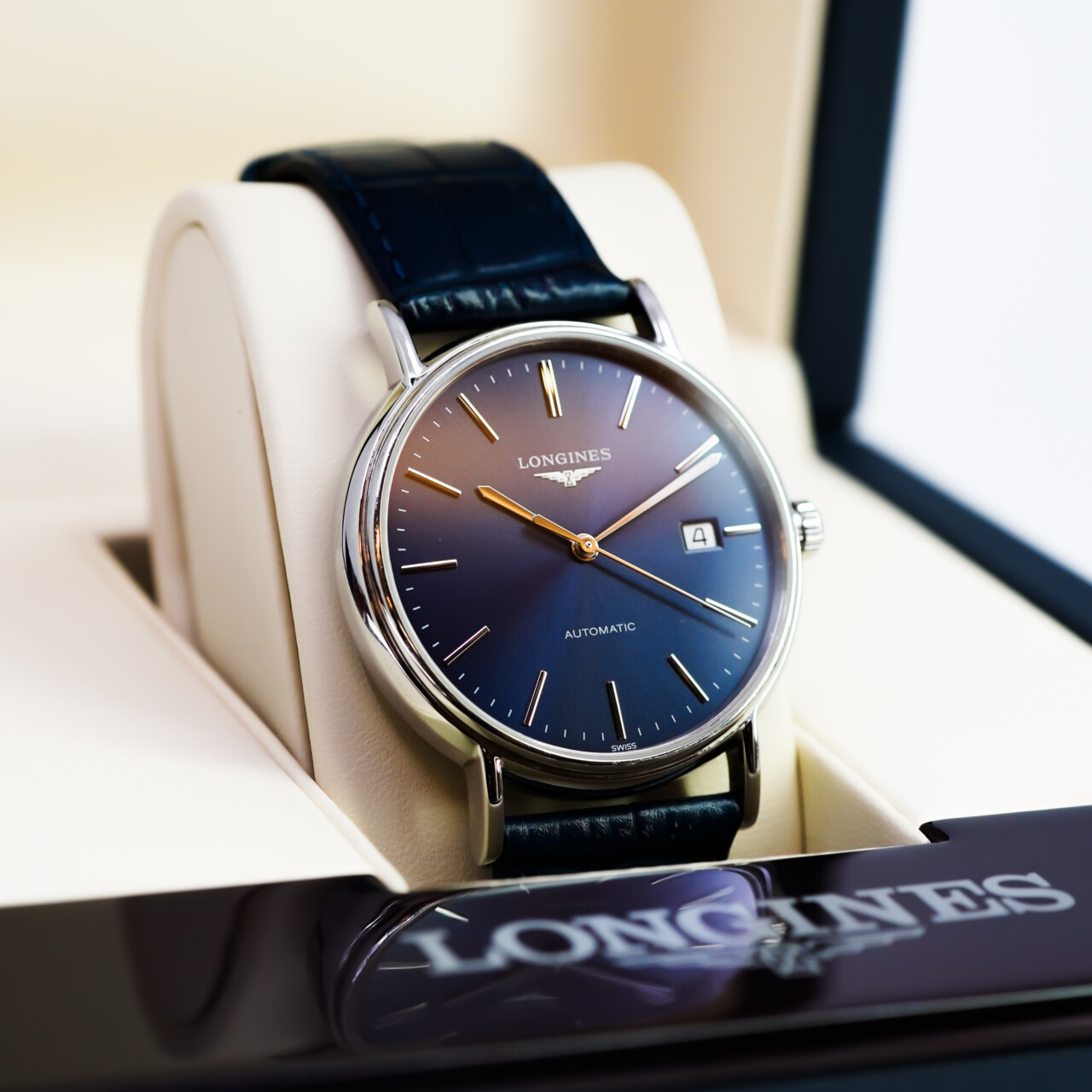 Longines Presence L4.921.4 Automatic Watch – 38mm – Sapphire