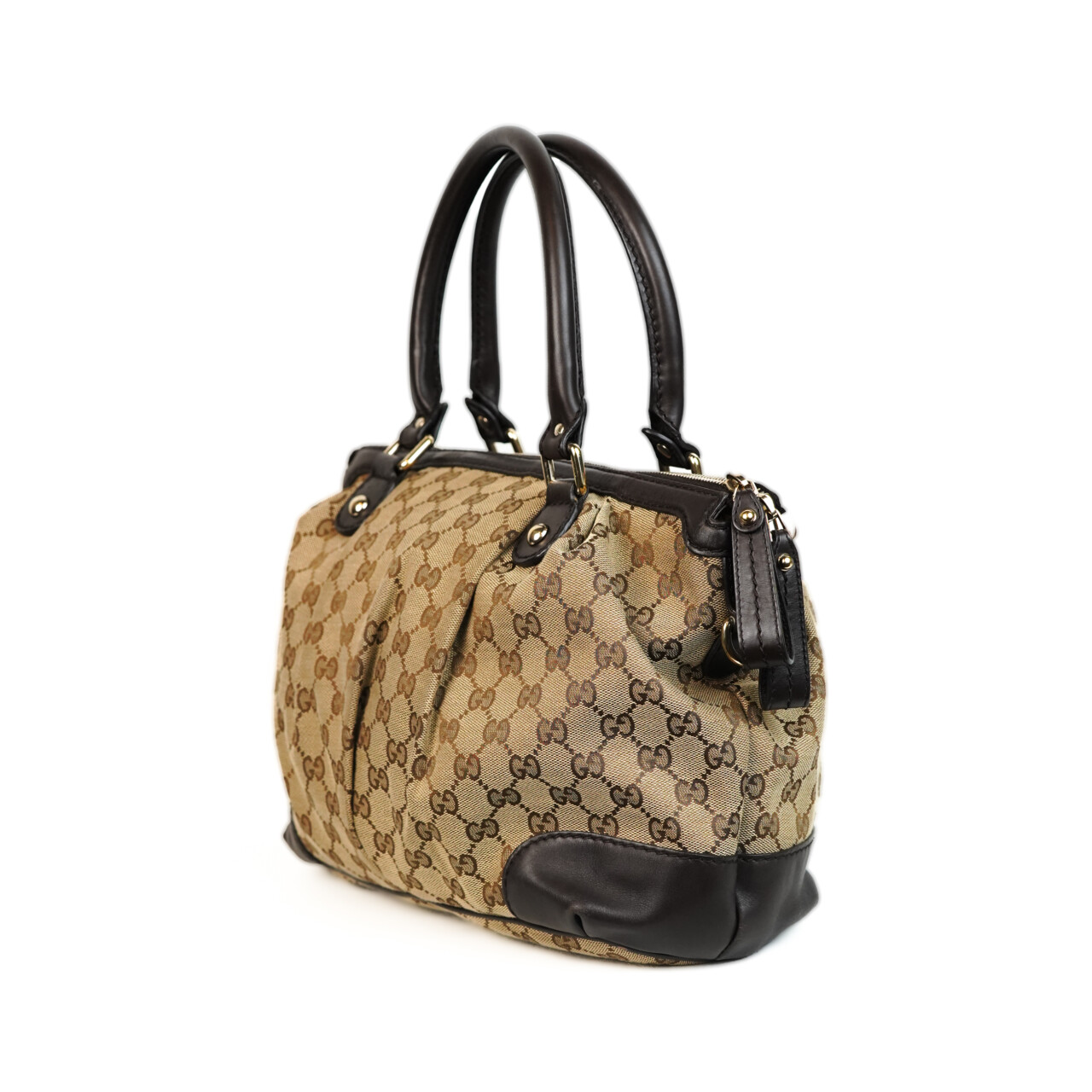 Gucci Sukey Canvas & Leather Monogram Hobo Bag – 247902 #65928