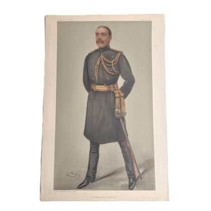 Vanity Fair Chromolithograph Print – 1901 – A Permanent Warrior #64836-1