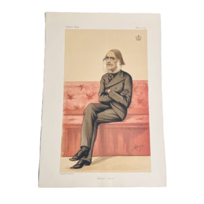 Vanity Fair Chromolithograph Print – 1874 – Military Advice #64836-10