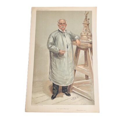 Vanity Fair Antique Chromolithograph Print – 1905 – The Queen's Memorial #64836-12