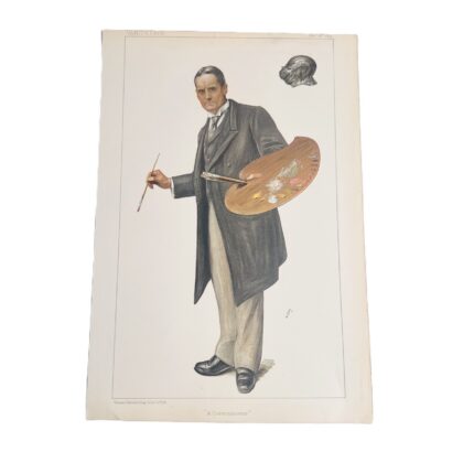 Vanity Fair Chromolithograph Print – 1899 – A Connoisseur Painter #64836-13