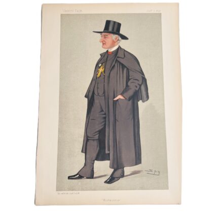 Vanity Fair Antique Chromolithograph Print – 1893 – Westminster #64836-4