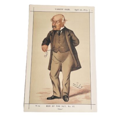 Vanity Fair Chromolithograph Print – 1873 – Men of the Day No. 62: Physic #64836-6